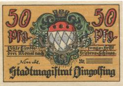 Dingolfing - Stadt - 1918 - 50 Pfennig