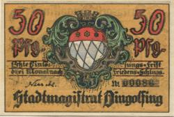 Dingolfing - Stadt - 1918 - 50 Pfennig
