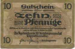 Dippoldiswalde - Amtshauptmannschaft - - 31.12.1918 - 10 Pfennig