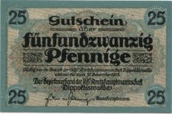 Dippoldiswalde - Amtshauptmannschaft - - 31.12.1918 - 25 Pfennig