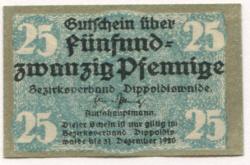 Dippoldiswalde - Amtshauptmannschaft - - 31.12.1920 - 25 Pfennig