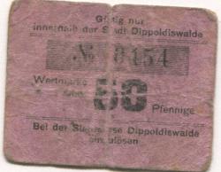 Dippoldiswalde - Stadt - -- 50 Pfennig