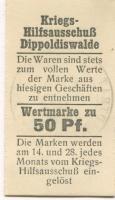 Dippoldiswalde - Kriegs-Hilfsausschuss - -- - 50 Pfennig