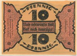 Doberan (Bad) - Stadt - - 31.12.1921 - 10 Pfennig