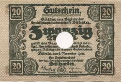 Döbeln - Amtshauptmannschaft - 8.11.1918 - 20 Mark