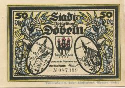 Döbeln - Stadt - 1.9.1921 - 30.9.1921 - 50 Pfennig