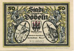 Döbeln - Stadt - 1.9.1921 - 30.9.1921 - 50 Pfennig