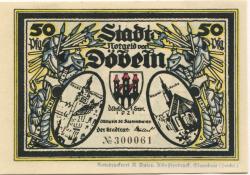 Döbeln - Stadt - 1.9.1921 - 30.9.1921 - 50 Pfennig