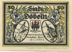 Döbeln - Stadt - 1.9.1921 - 30.9.1921 - 50 Pfennig