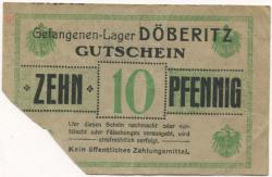 Döberitz (heute: Dallgow-Döberitz) - Gefangenenlager - -- - 10 Pfennig