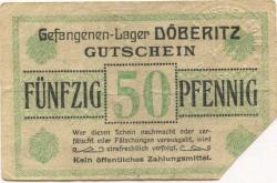 Döberitz (heute: Dallgow-Döberitz) - Gefangenenlager - -- - 50 Pfennig