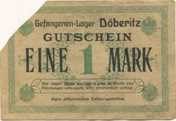 Döberitz (heute: Dallgow-Döberitz) - Gefangenenlager - -- - 1 Mark