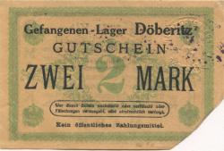 Döberitz (heute: Dallgow-Döberitz) - Gefangenenlager - -- - 2 Mark