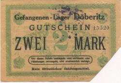 Döberitz (heute: Dallgow-Döberitz) - Gefangenenlager - -- - 2 Mark
