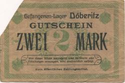 Döberitz (heute: Dallgow-Döberitz) - Gefangenenlager - -- - 2 Mark