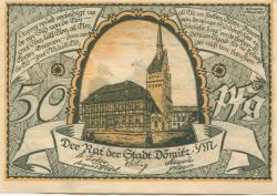Dömitz - Stadt - - 31.5.1922 - 50 Pfennig