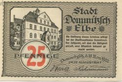 Dommitzsch - Stadt - 15.11.1920 - 25 Pfennig