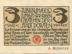 Dorsten - Stadt - -- - 3 Mark