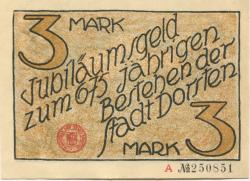 Dorsten - Stadt - -- - 3 Mark