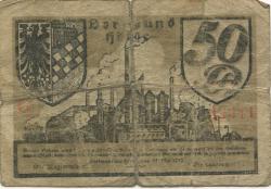 Dortmund und Hörde - Städte und Kreise - 15.5.1919 - 50 Pfennig