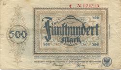 Dortmund und Hörde - Städte und Kreise - 20.9.1922 - 500 Mark