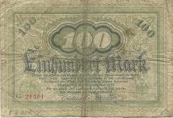 Dortmund und Hörde - Städte und Kreise - 25.9.1922 - 100 Mark