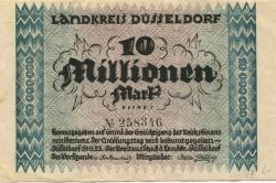Düsseldorf - Kreis - 29.8.1923 - 10 Millionen Mark