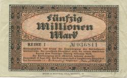 Düsseldorf - Kreis - 17.9.1923 - 50 Millionen Mark