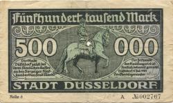 Düsseldorf - Stadt - 15.7.1923 - 500000 Mark