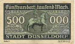 Düsseldorf - Stadt - 15.7.1923 - 500000 Mark