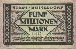 Düsseldorf - Stadt - 21.8.1923 - 5 Millionen Mark