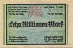 Düsseldorf - Stadt - 25.8.1923 - 1.4.1924 - 10 Millionen Mark