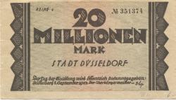 Düsseldorf - Stadt - 1.9.1923 - 20 Millionen Mark