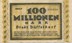 Düsseldorf - Stadt - 15.9.1923 - 100 Millionen Mark