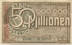 Düsseldorf - Stadt - 15.9.1923 - 1.4.1924 - 50 Millionen Mark