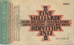 Düsseldorf - Stadt - 28.9.1923 - 1.4.1924 - 1 Milliarde Mark