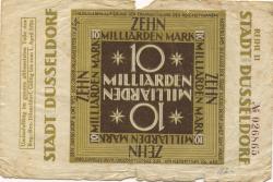 Düsseldorf - Stadt - 6.10.1923 - 1.4.1924 - 10 Milliarden Mark