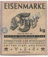 Düsseldorf - Verwaltung für Wirtschaft des vereinigten Wirtschaftsgebietes, Amt für Stahl und Eisen - 1.Halbjahr 1948 - 5 kg