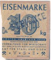 Düsseldorf - Verwaltung für Wirtschaft des vereinigten Wirtschaftsgebietes, Amt für Stahl und Eisen - 1.Halbjahr 1948 - 10 kg