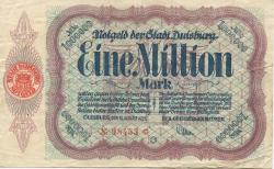 Duisburg - Stadt - 10.8.1923 - 1 Million Mark
