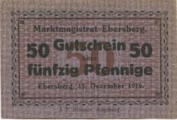Ebersberg - Markt - 15.12.1916 - 50 Pfennig 