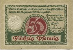 Eberswalde - Stadt - 14.11.1919 - 2.1.1921 - 50 Pfennig 