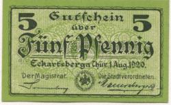 Eckartsberga - Stadt - 1.8.1920 - 5 Pfennig 