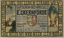 Eckernförde - Kreis - 1921 - 1 Mark 
