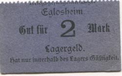 Eglosheim (heute: Ludwigsburg) - Kriegsgefangenen-Lager - -- 2 Mark 