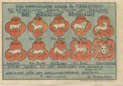 Eisenach - Schwalbe, Karl, Kolonialwaren-Großhandlung - -- - 50 Pfennig