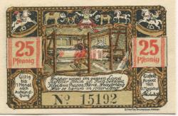 Eisfeld - Stadt - August 1921 - 25 Pfennig