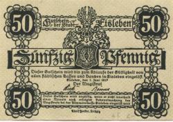 Eisleben - Stadt - 1.6.1917 - 50 Pfennig