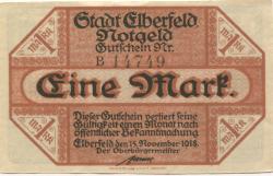 Elberfeld (heute: Wuppertal) - Stadt - 15.11.1918 - 1 Mark