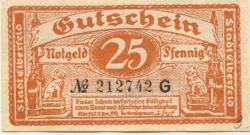 Elberfeld (heute: Wuppertal) - Stadt - 15.11.1919 - 25 Pfennig